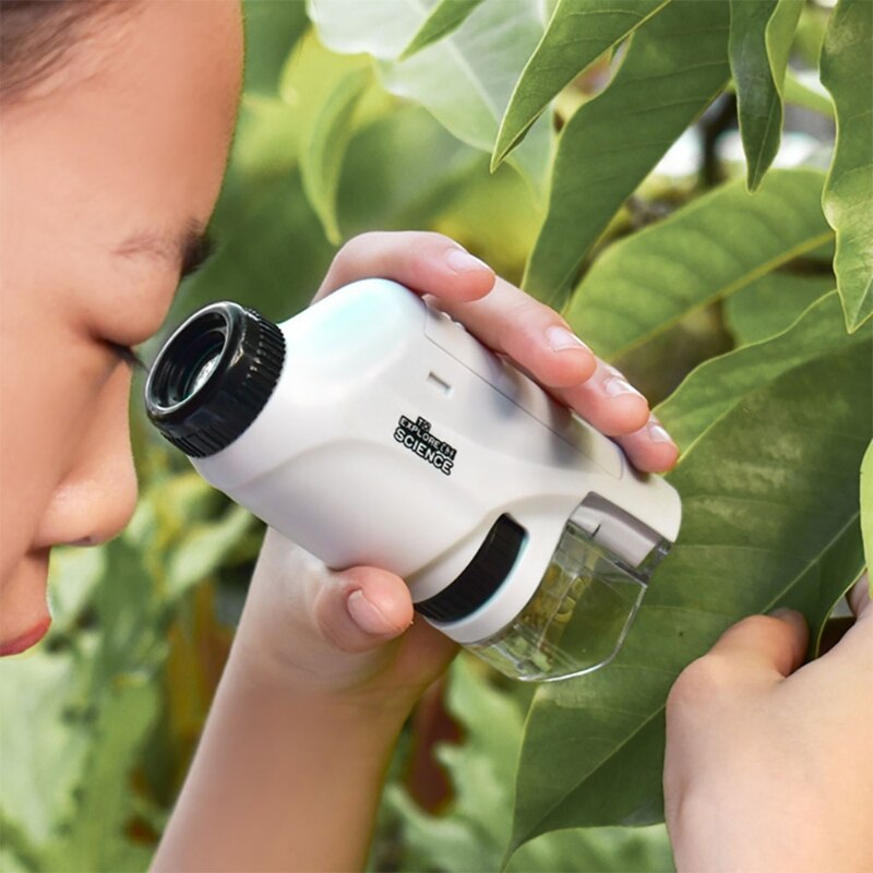 Kids Pocket Microscope™ - Explore the environment up close - LED microscope