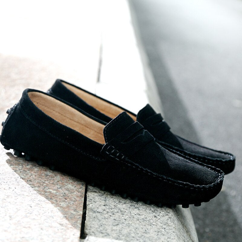 Vardi Marco Elegante suède loafers voor de moderne man