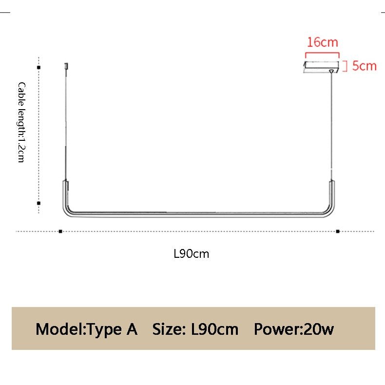 Suspension LED minimaliste moderne