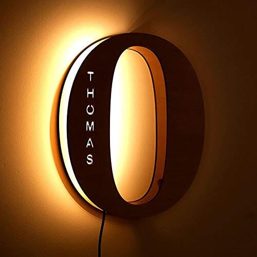 Alphabet LED Wandlamp