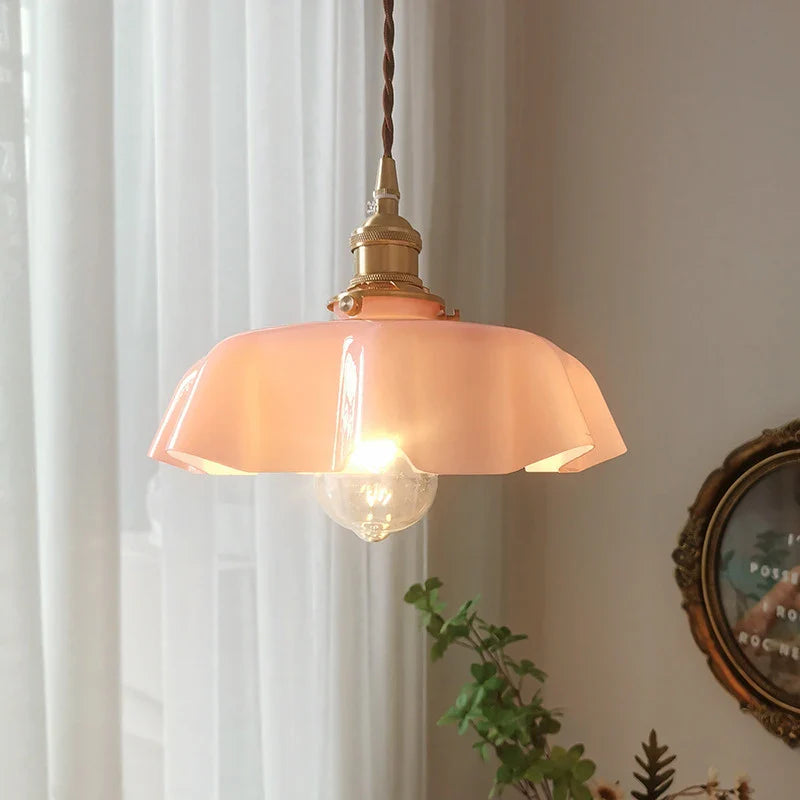 FrenchElegance - Lampada a sospensione in ottone