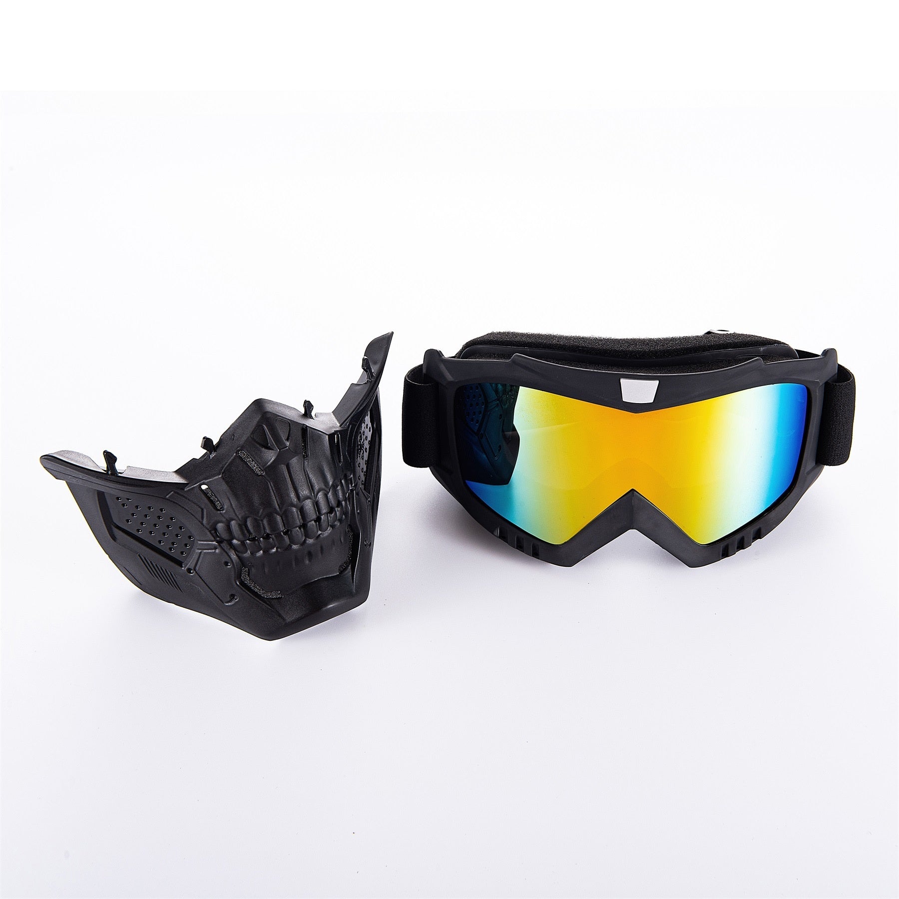 Masque de crâne pour lunettes de moto