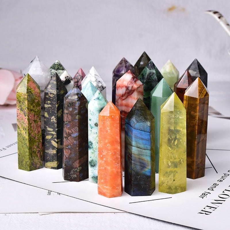 Kristallen miniatuur obelisk decoratie