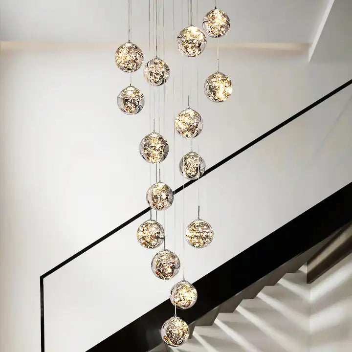 Sydel Bubble Glass Chandelier