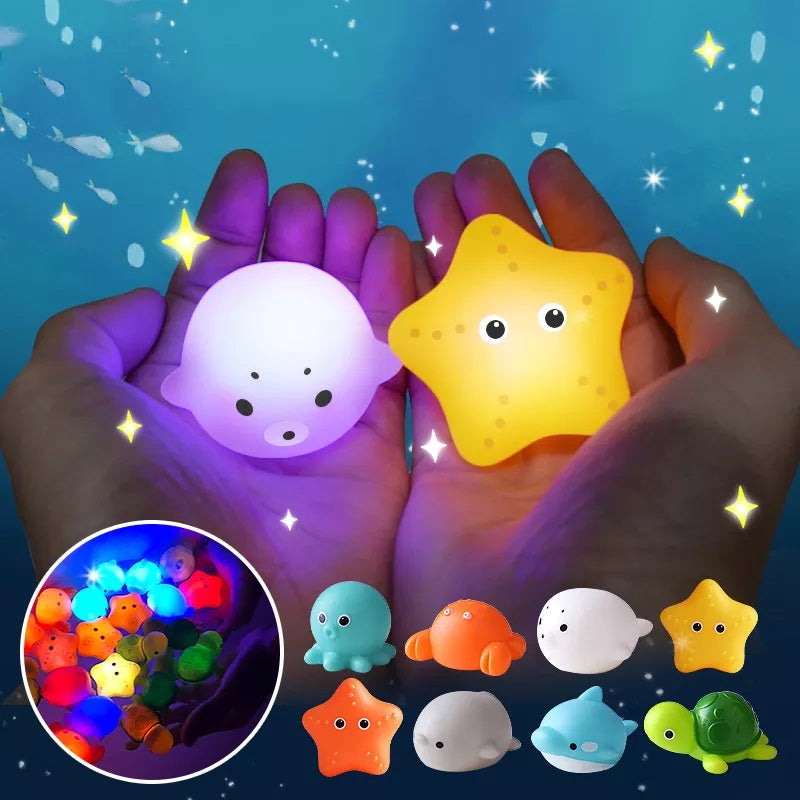 Bath Buddies™ - Prachtig verlichte baddieren - lichtgevend badspeelgoed