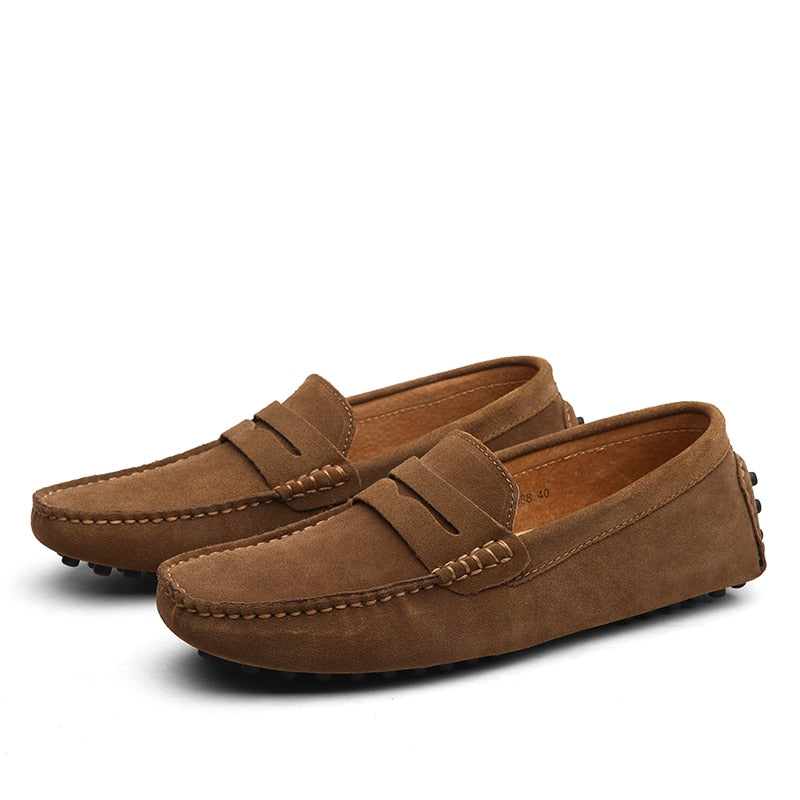 Vardi Marco Elegante suède loafers voor de moderne man