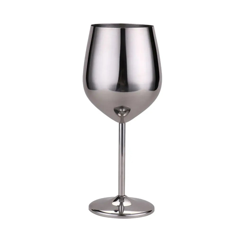 Mirror Tint Stainless Steel Wine Glass