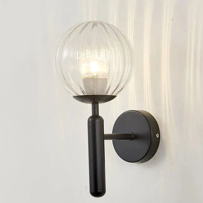 OrbeLuminous - Lámpara de pared con globo de cristal