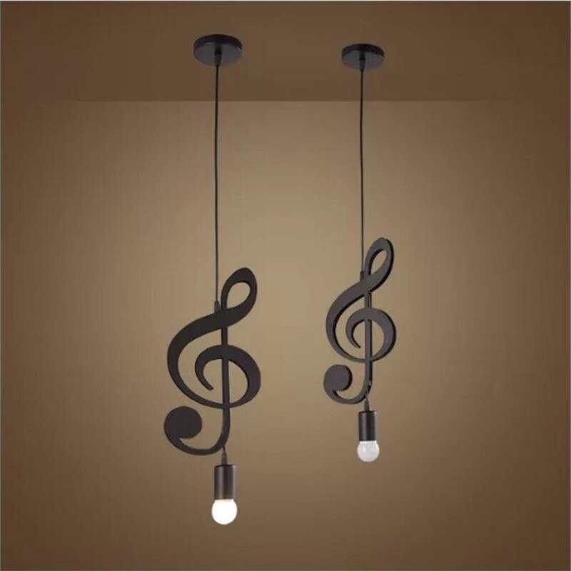 LYF Music Notes Nuevas luces colgantes nórdicas modernas