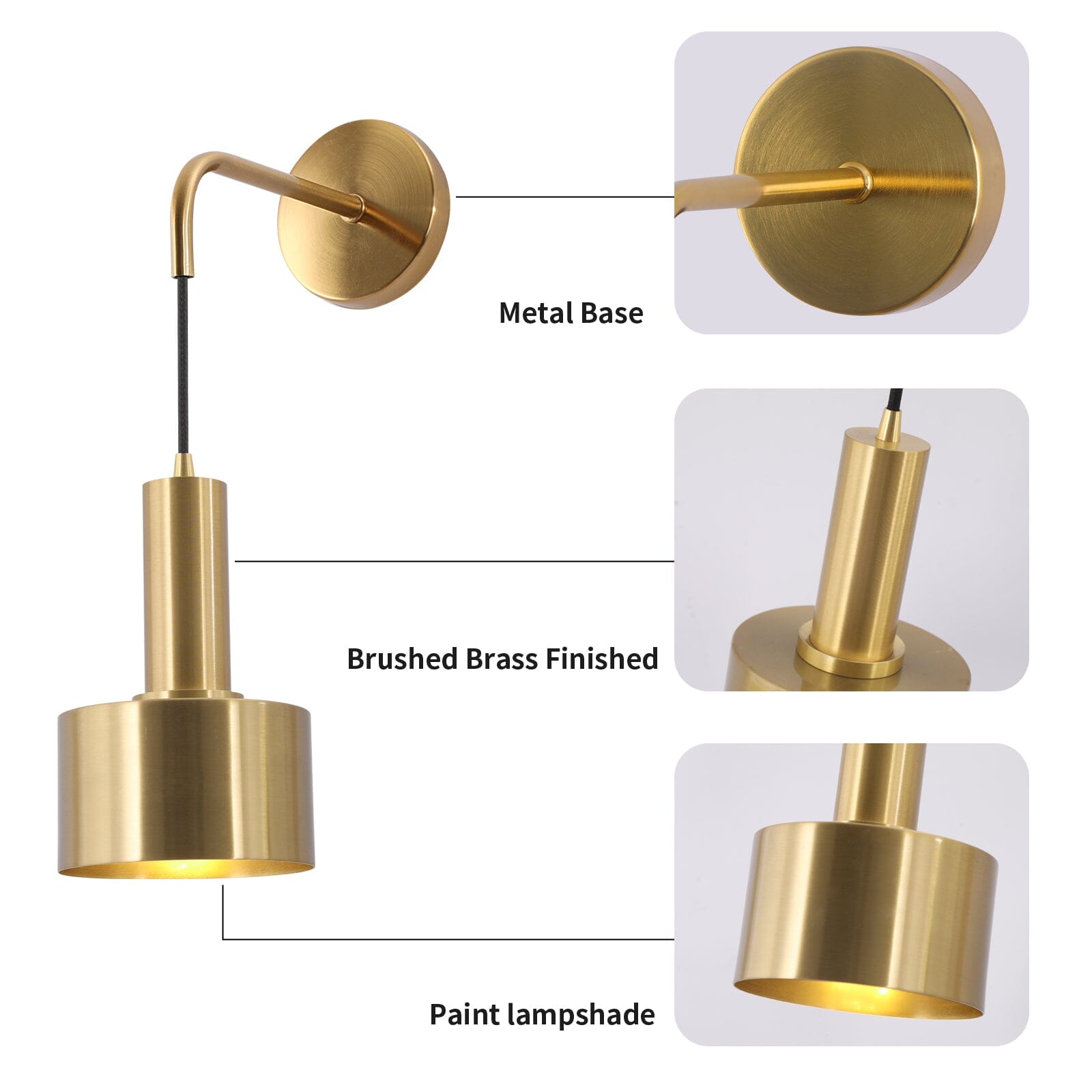 Alma Gold Wandlamp