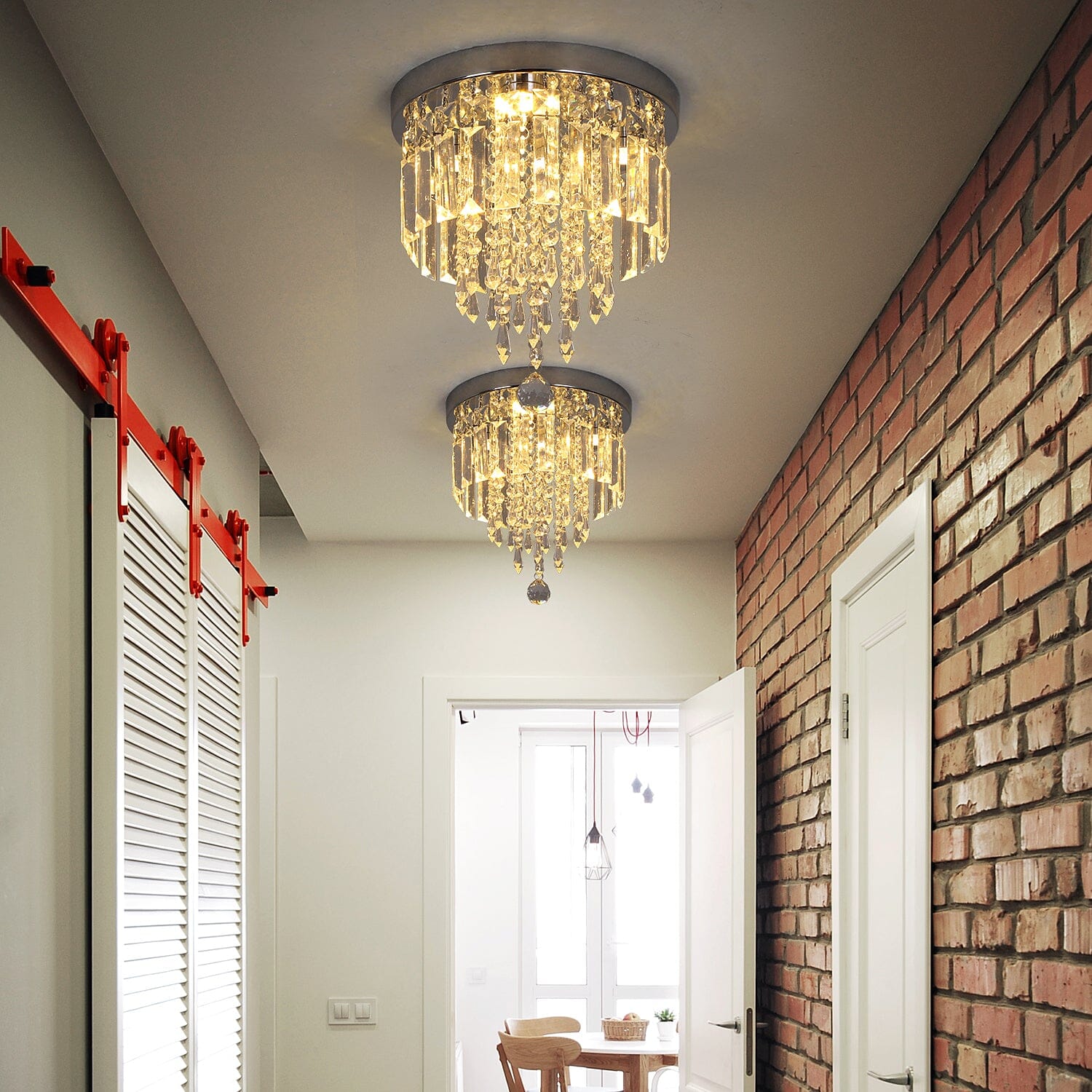 Hauqi Crystal Ceiling Chandelier