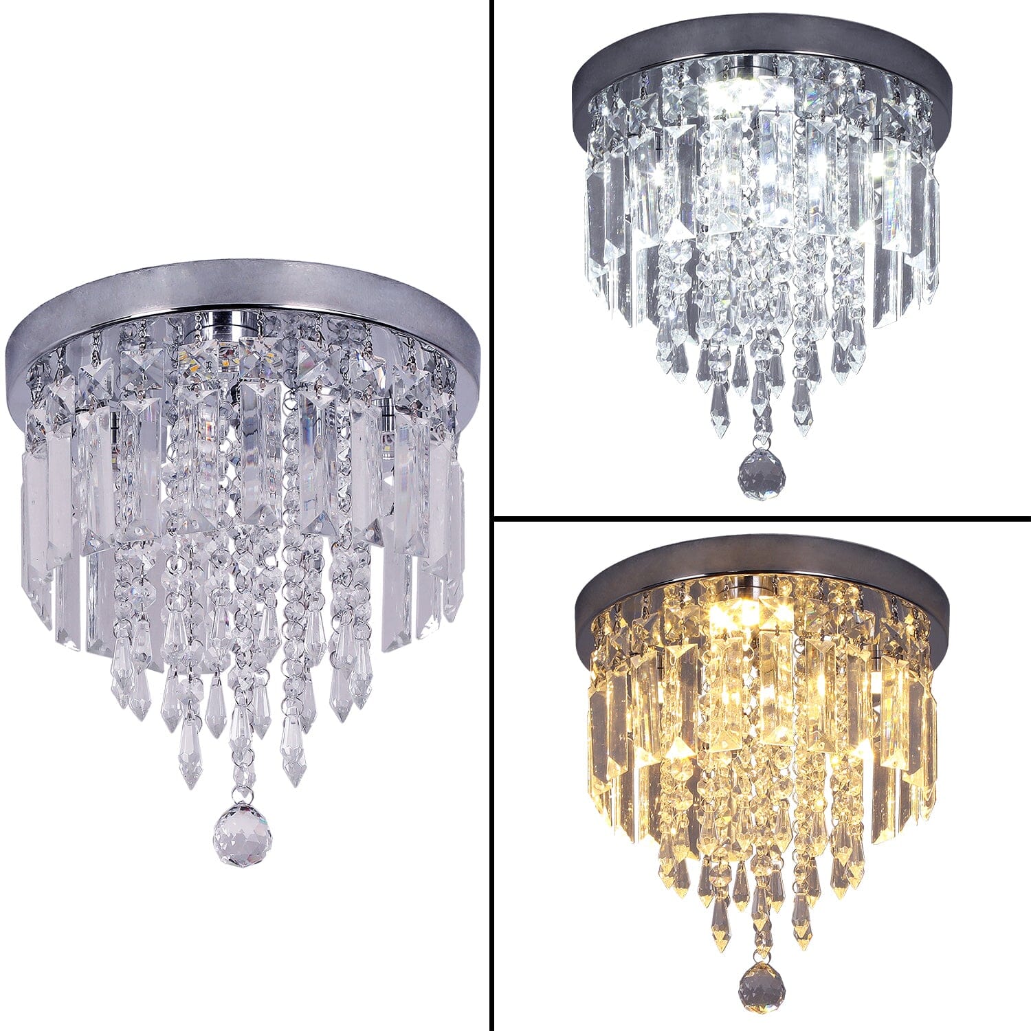 Hauqi Crystal Ceiling Chandelier