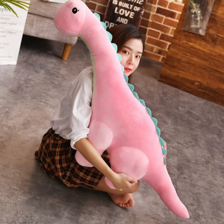 Dinosaurio Diplodocus de peluche gigante