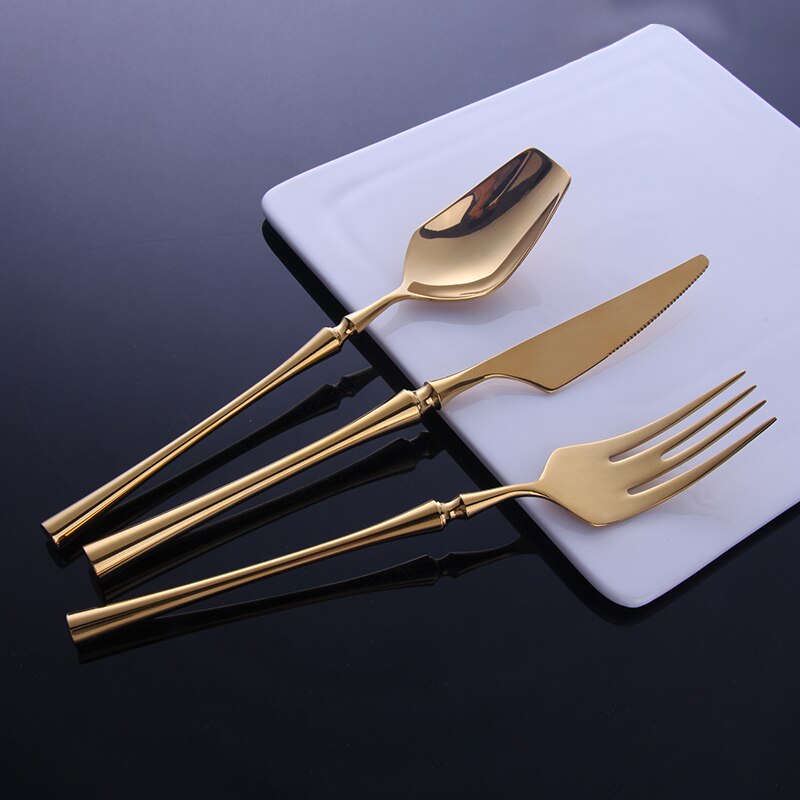 Venice Shine Gold Cutlery Set