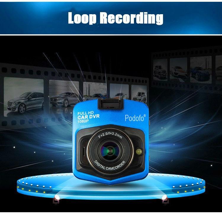 Dash Cam Full HD 1080P + Scheda da 16GB