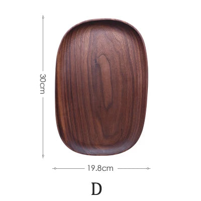 Vrimlo Wood Round Dinner Plates