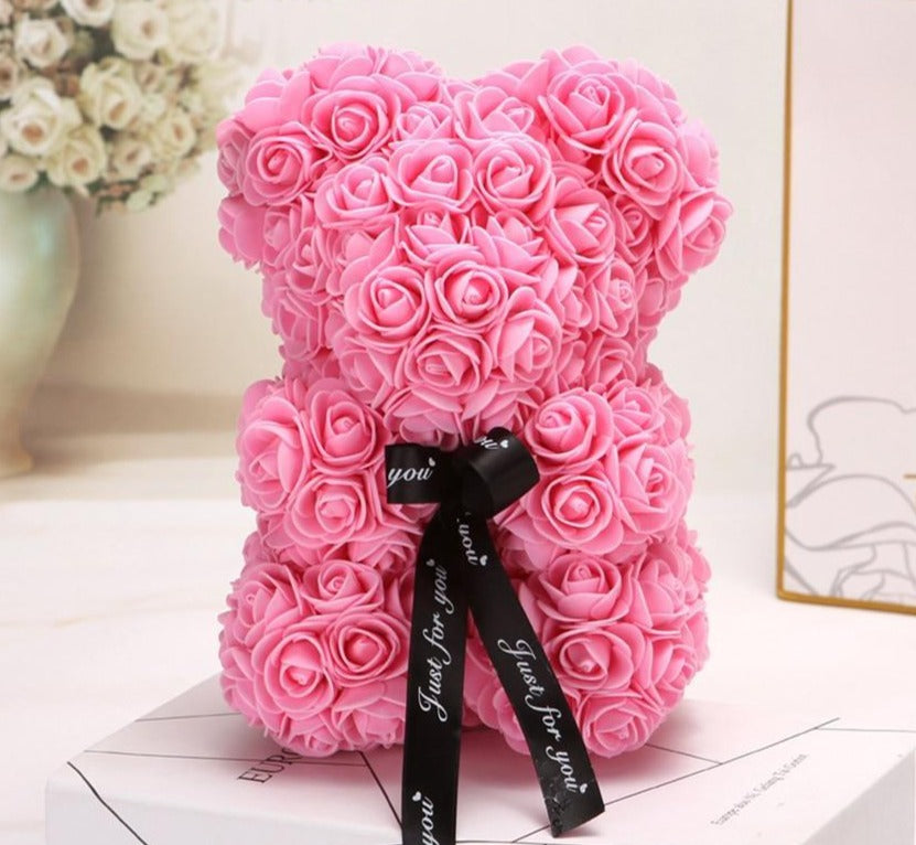 Rose Bear Uk | Handmade Luxury Flower Rose Love Teddy Bear