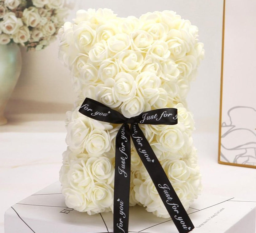 Rose Bear Uk | Handmade Luxury Flower Rose Love Teddy Bear