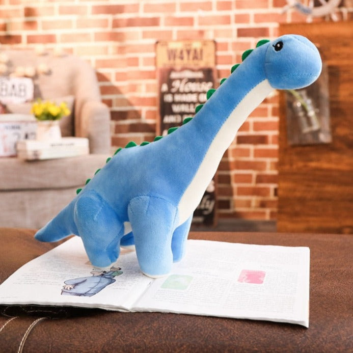 Dinosaurio Diplodocus de peluche gigante