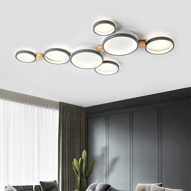 Mininmal Scandinavian Bubbles Chandelier