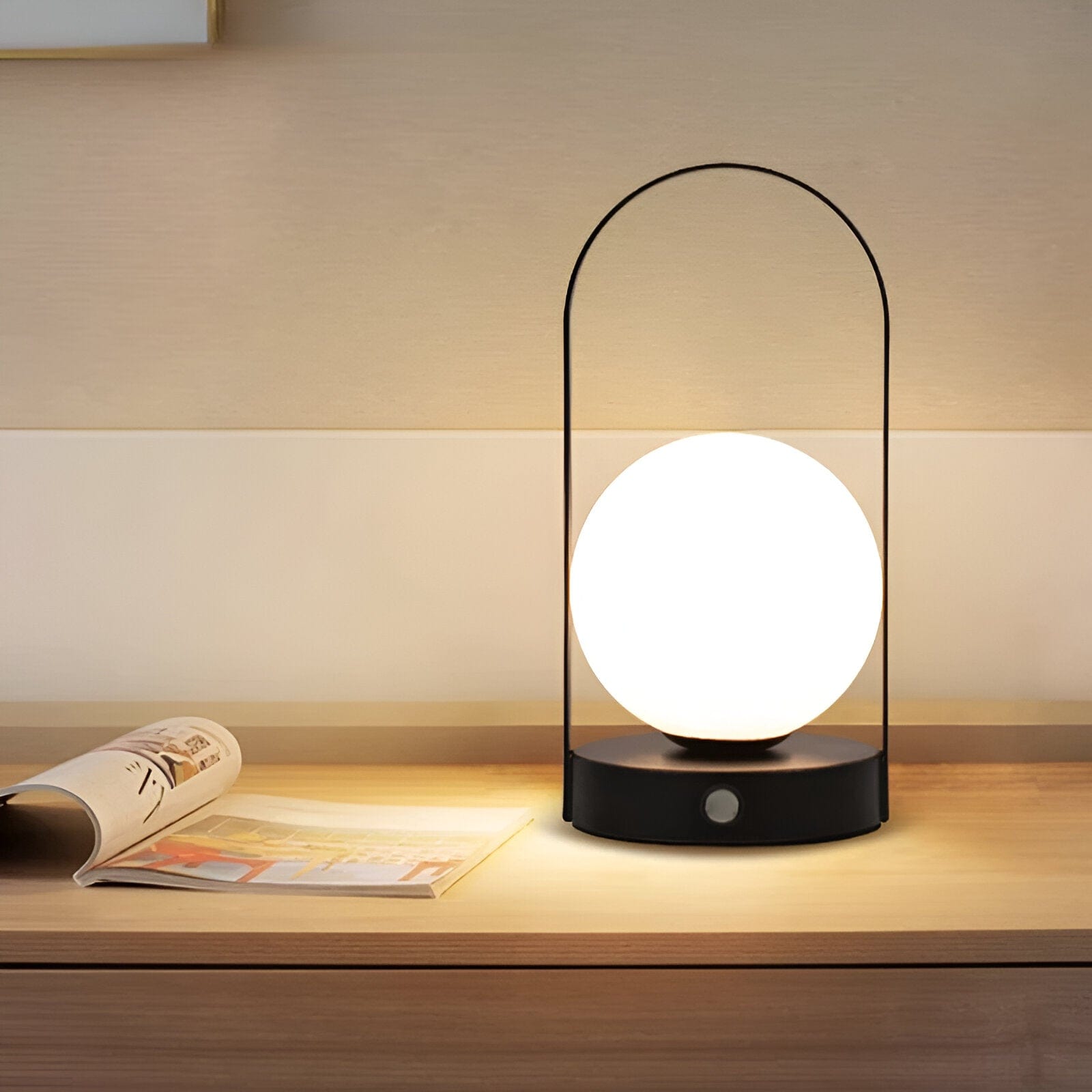 Lampe de table sans fil dimmable suspendue