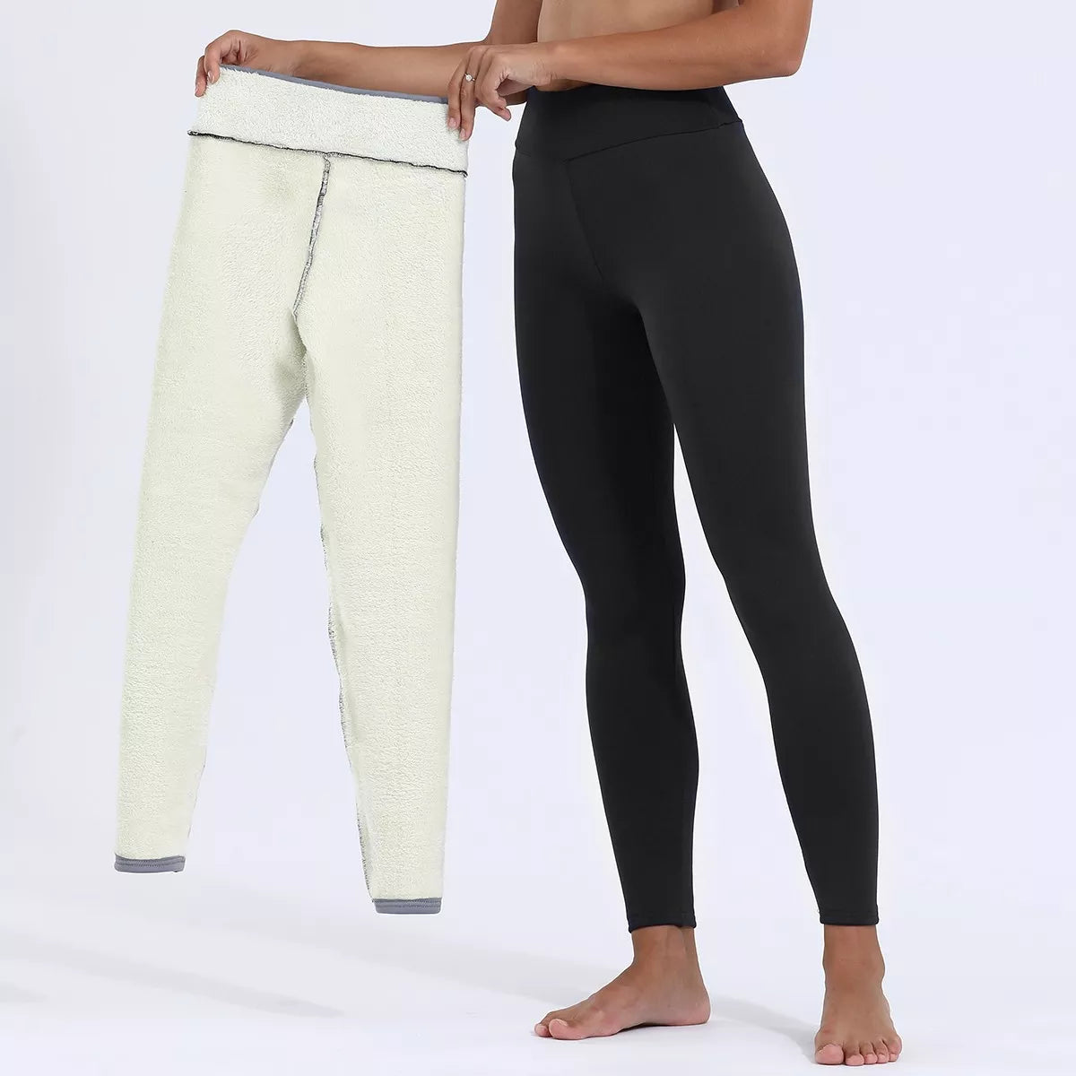 WarmWool Sportleggings - warm winter leggings with fleece