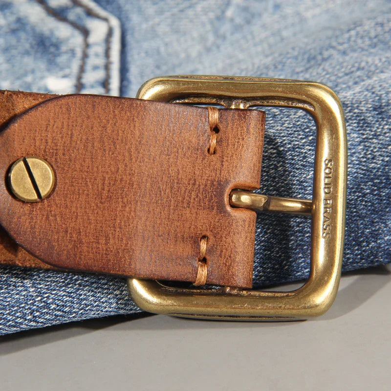 TAHOE COWHIDE BELT