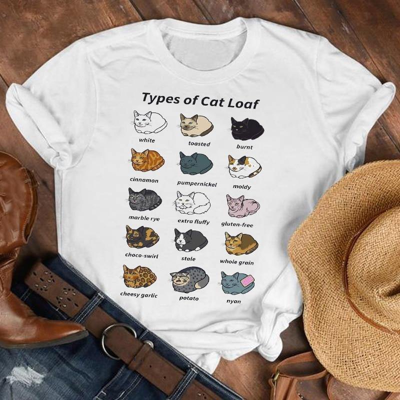 Tipos de T-Shirt Cat Loaf