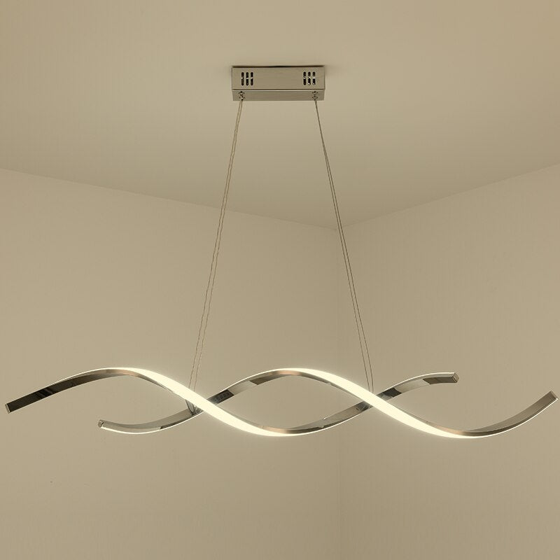 Spiral Modern LED Pendant Light