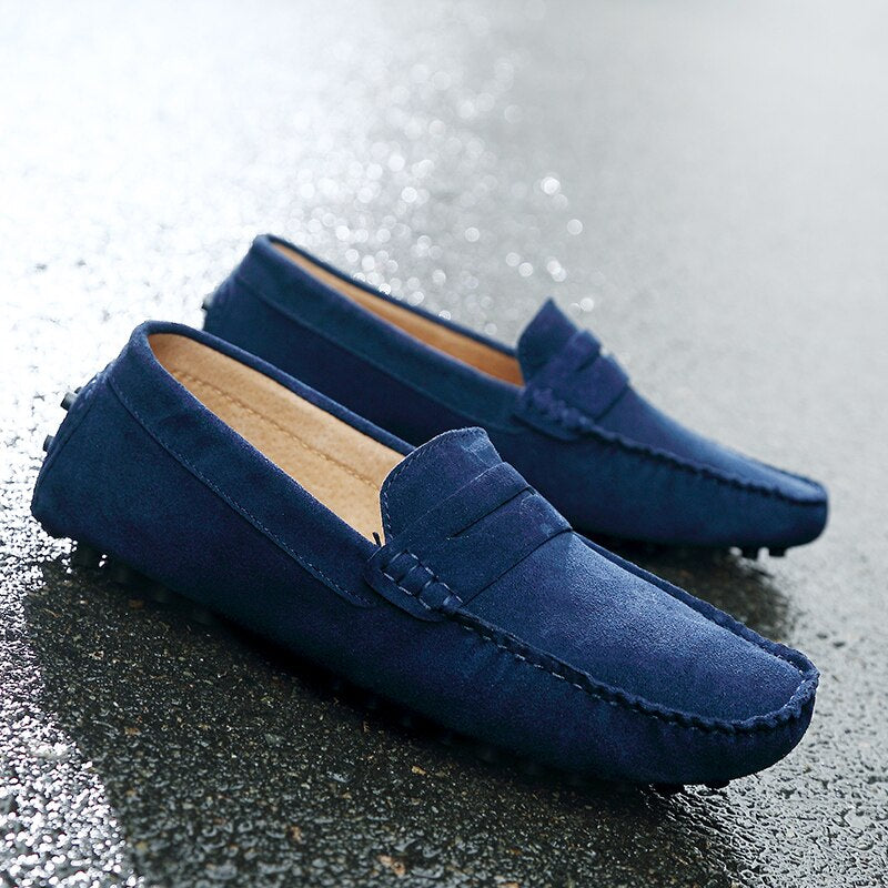 Vardi Marco Elegante suède loafers voor de moderne man