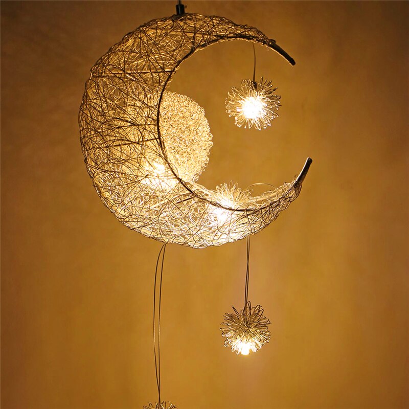 LED Moon Star Pendant Lights Modern