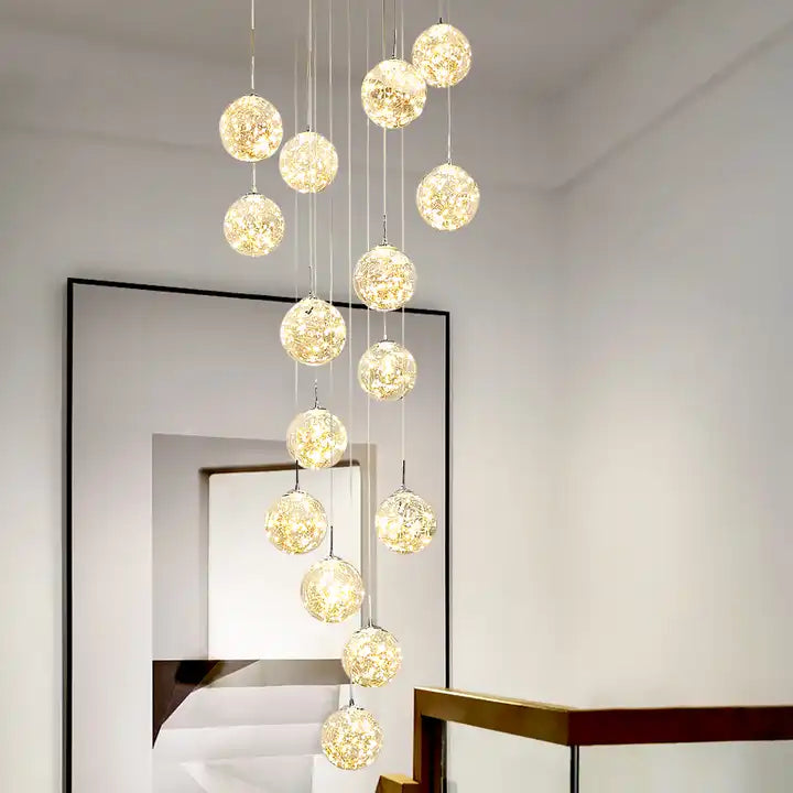 Sydel Bubble Glass Chandelier