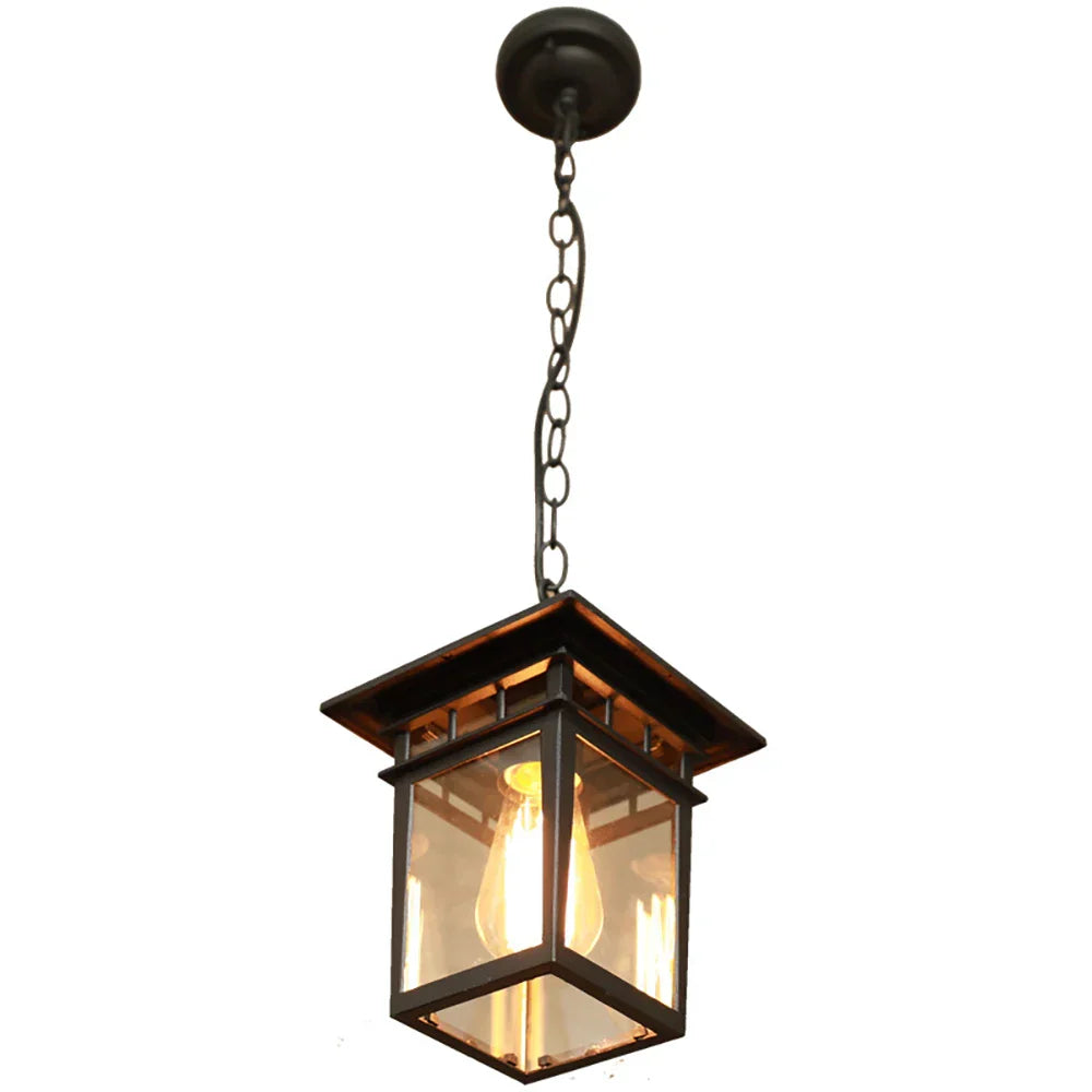 Vrimlo  Retro Outdoor Glass Hangs Lamp