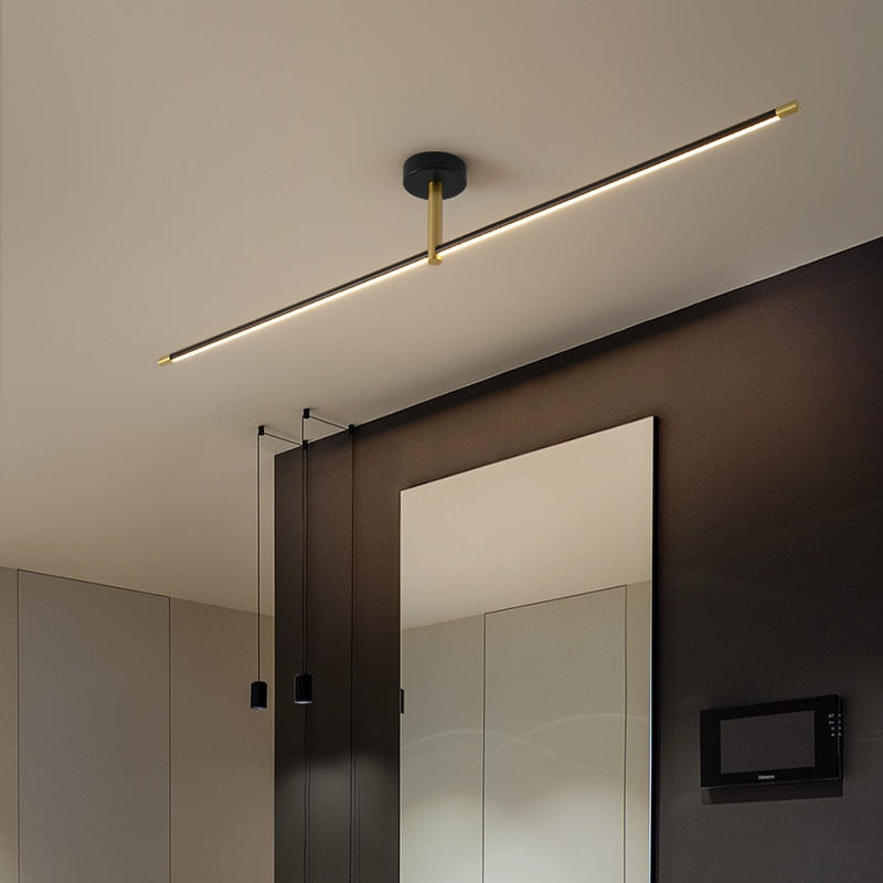 Luzes de Teto LED Modernas para Corredor de Entrada