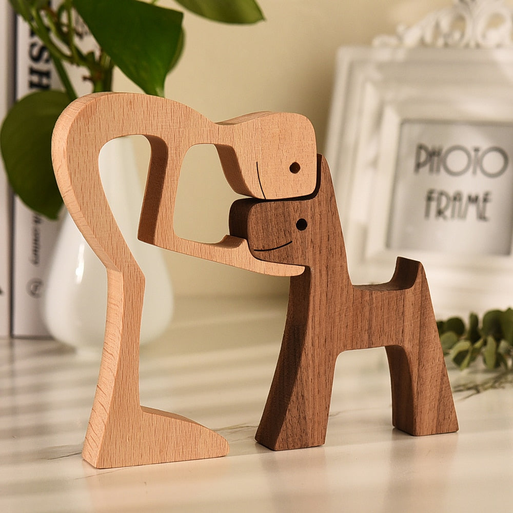 ArtZ® Sculture di Legno per Cani Nordic