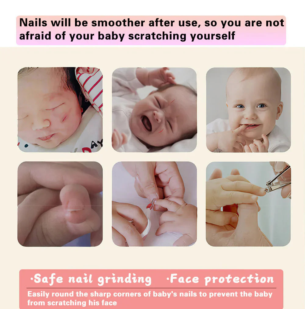 Baby Nail Trimmer™ - A Forma Mais Segura de Cortar as Unhas dos Bebés!