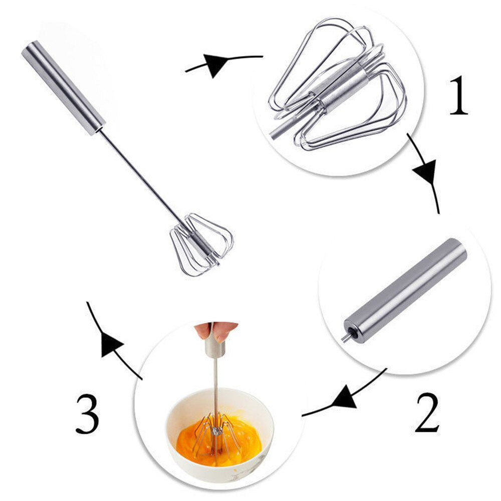 1-Delige RVS Easy Beater Whisk Mixer