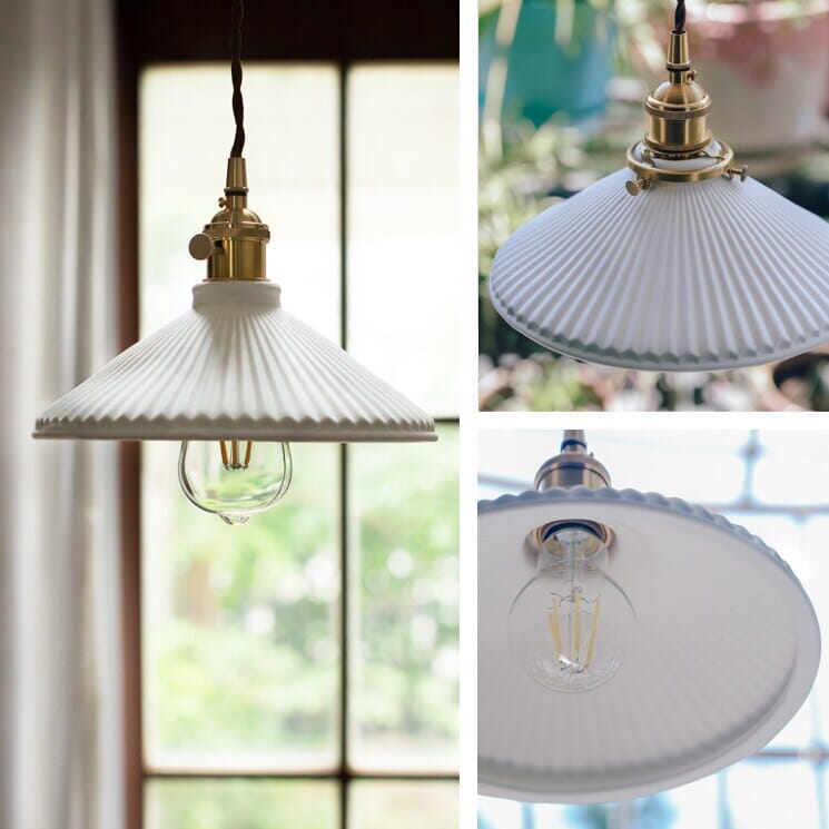 Florence white Ceramic Pendant Lights