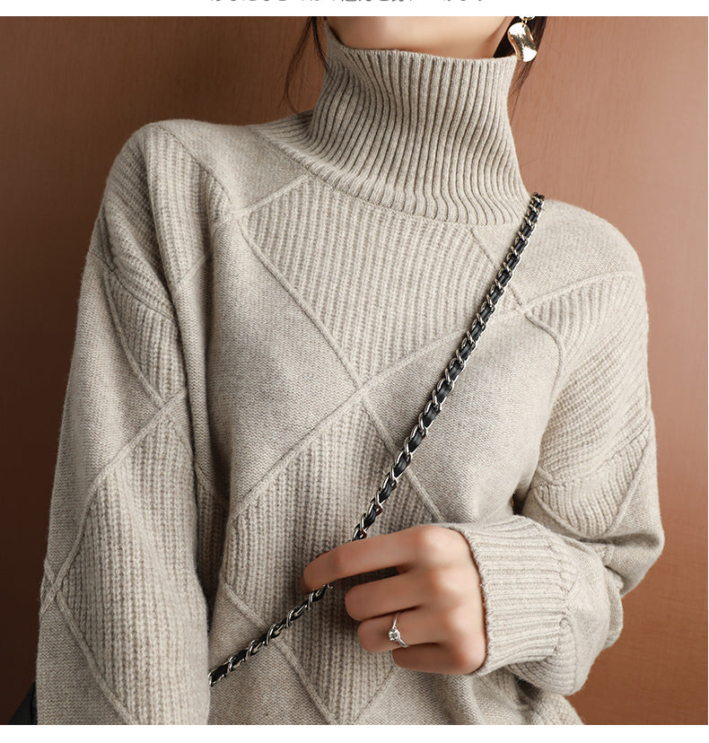 Adelle™ Cashmere Turtleneck Sweater