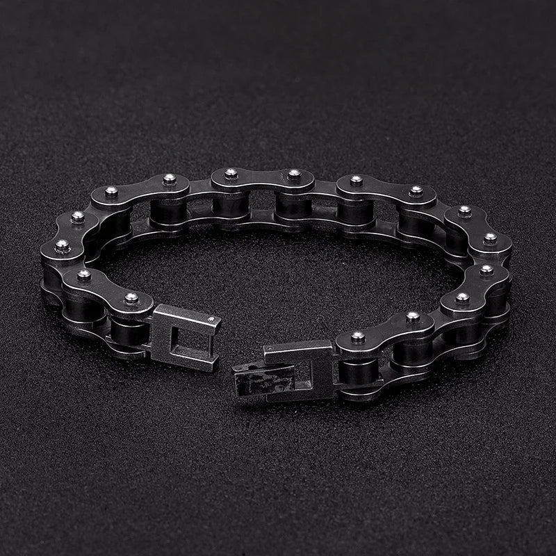 Titan Craft Vintage Black Chain Bracelet