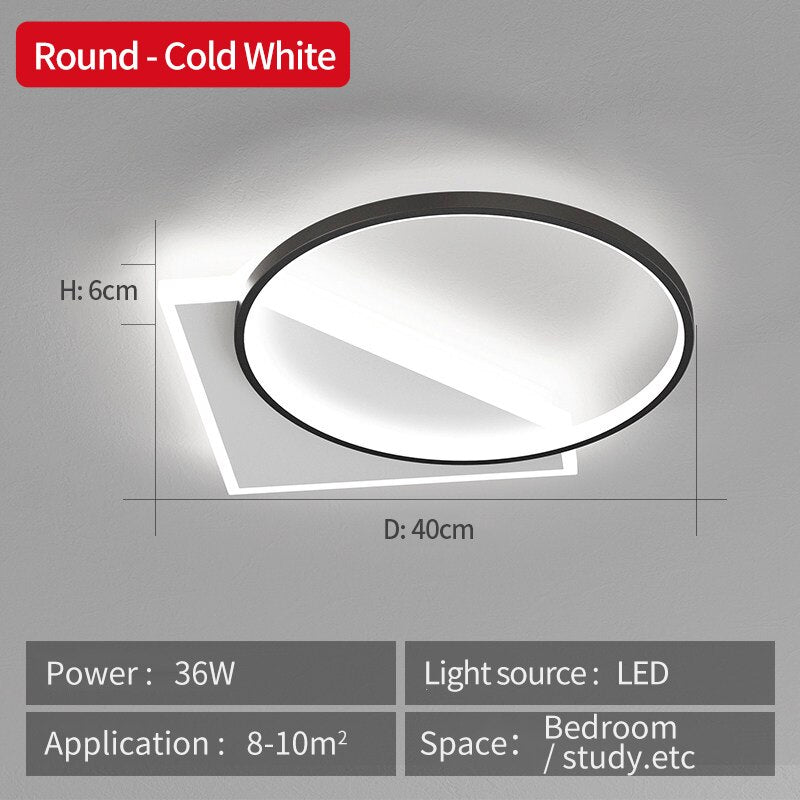 Lustre LED de plafond