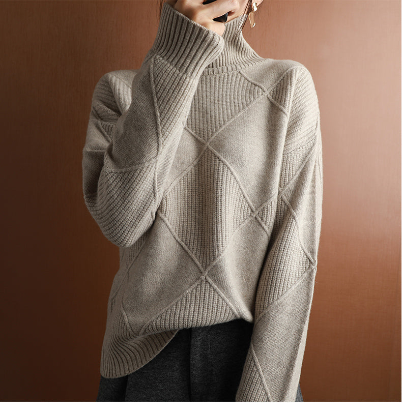 Adelle™ Cashmere Turtleneck Sweater