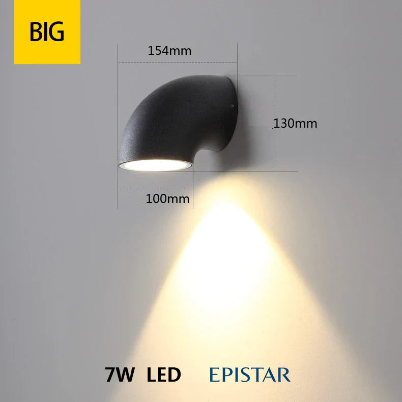 Lámpara de pared LED exterior para jardín Epstar