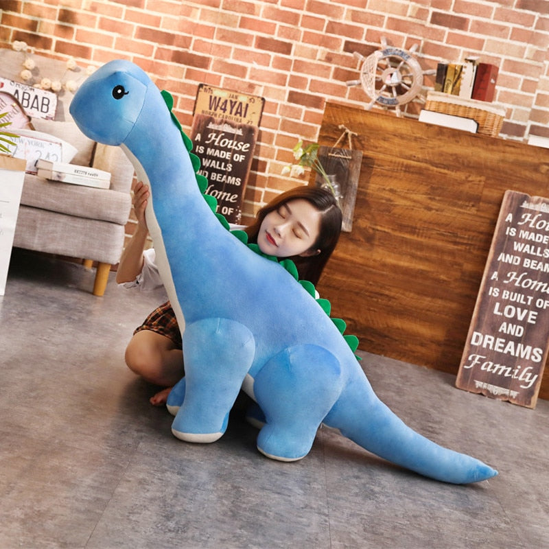 Dinosauro Diplodocus di peluche gigante da coccolare