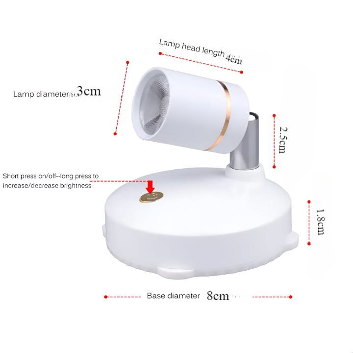 SpotMaster - dimmable LED spotlight - Wireless accent lighting