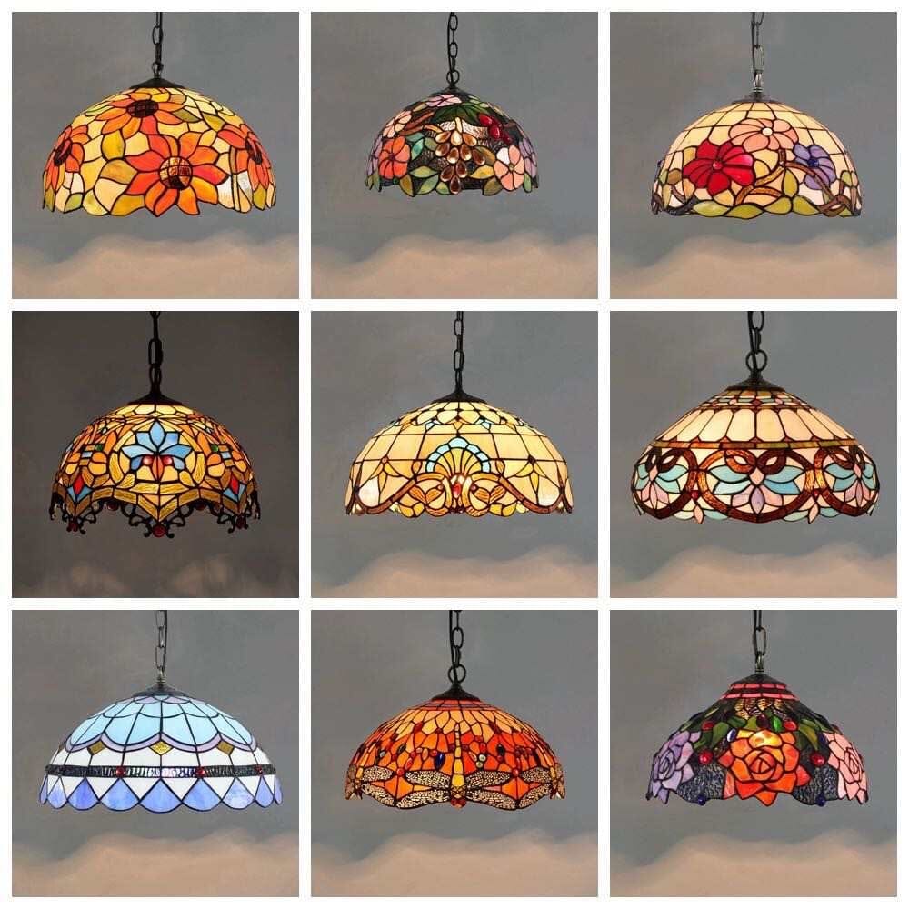 Vrimlo Stained glass lights