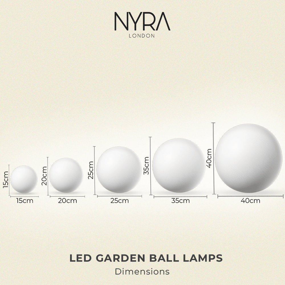 LED Garden Ball Lamps