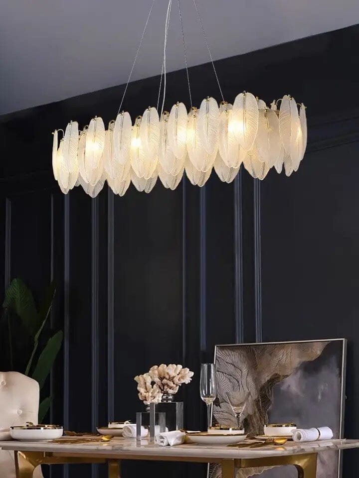 Feather Chandelier