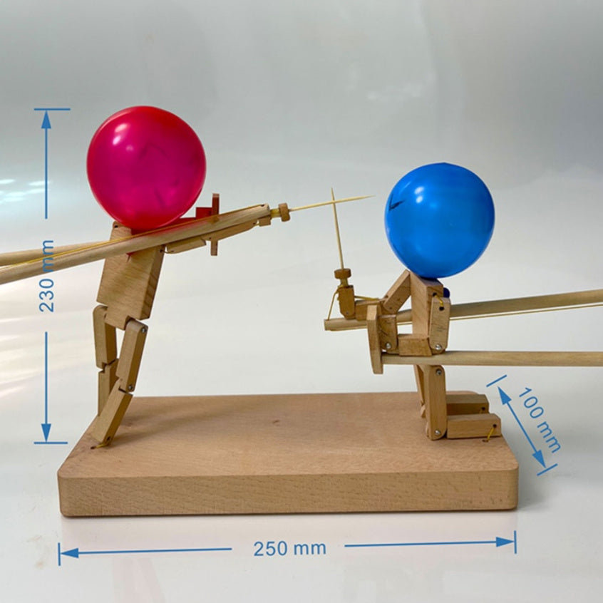 BalloonBrawlers – Handmade Wooden Fighter Puppets