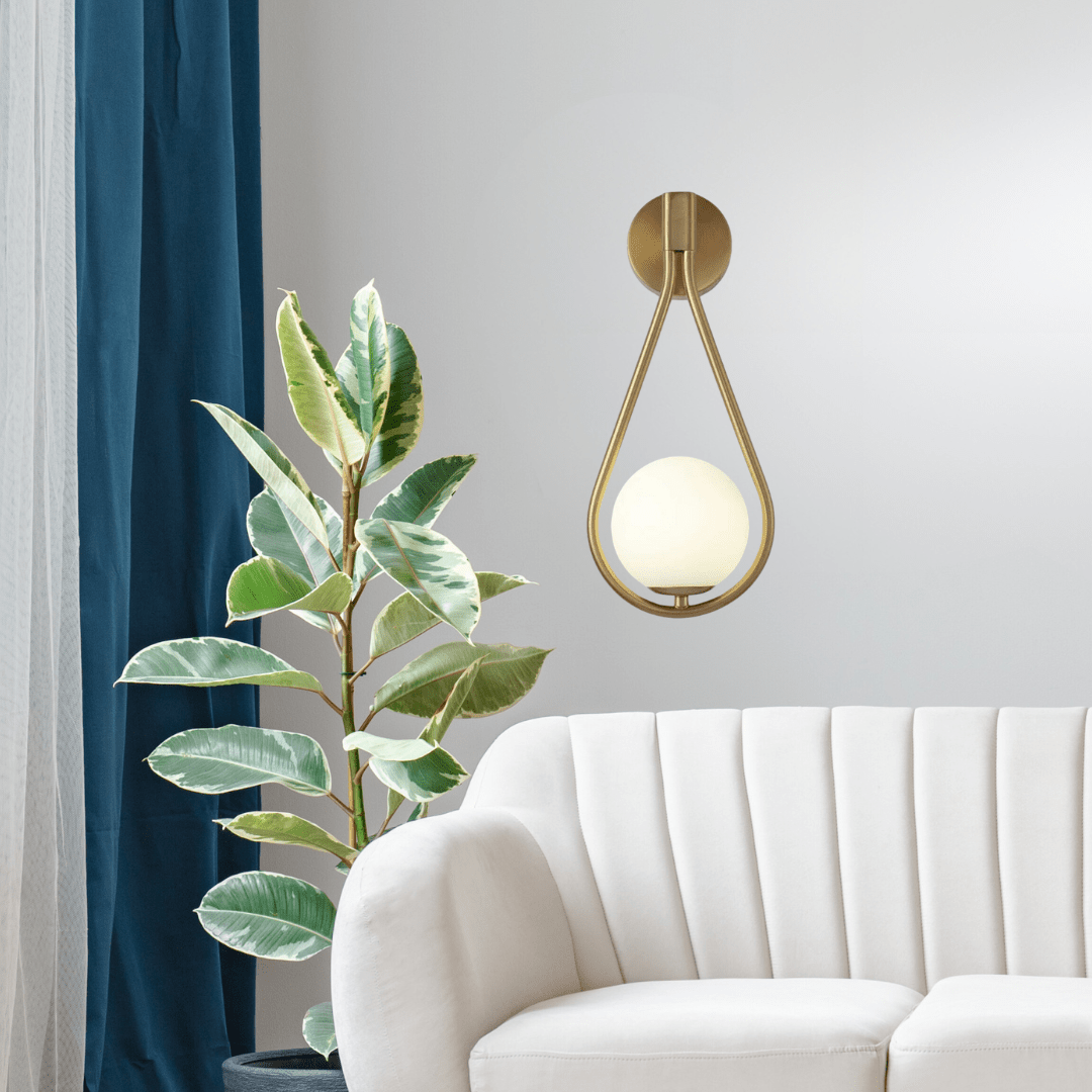 Golden Droplet Lamp